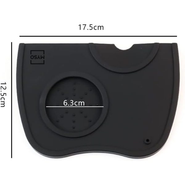 Myso® Anti-Slip Premium Silicone Espresso Tamper Mat - Image 4