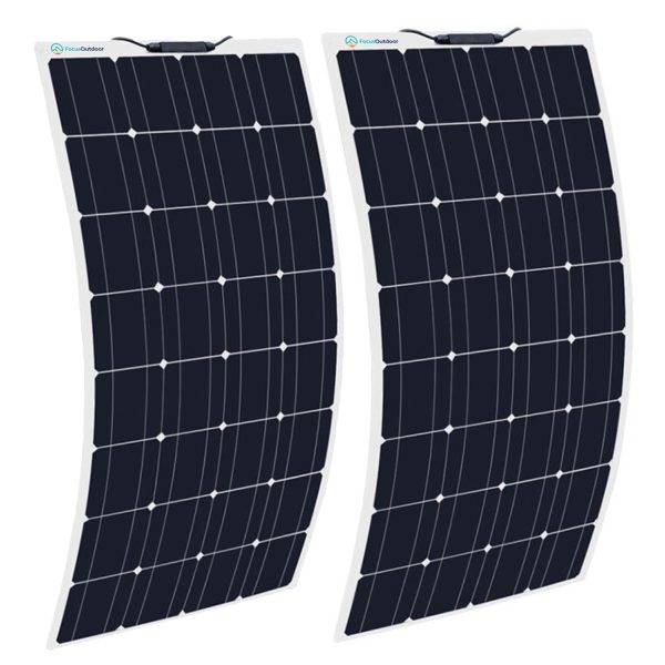 FocusOutdoor® 250W Monocrystalline Flexible Solar Panels