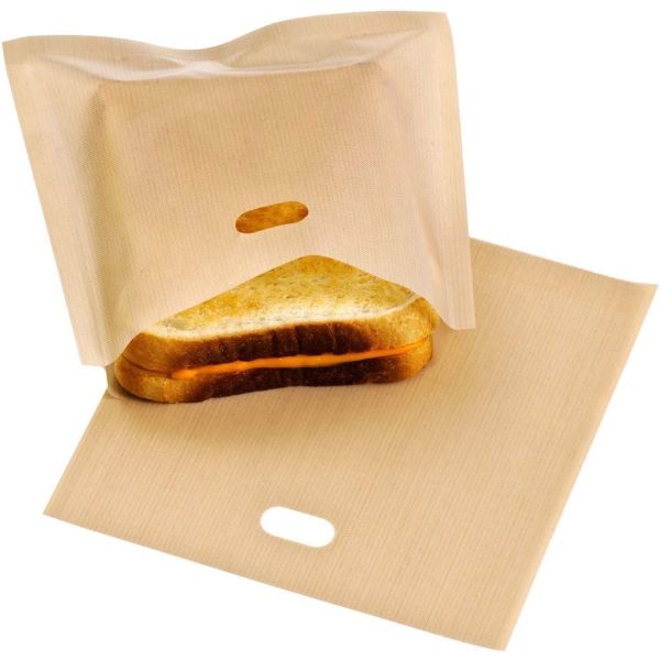 FocusFit® Non-Stick Reusable Toaster Bags: Set of 10 - Image 8