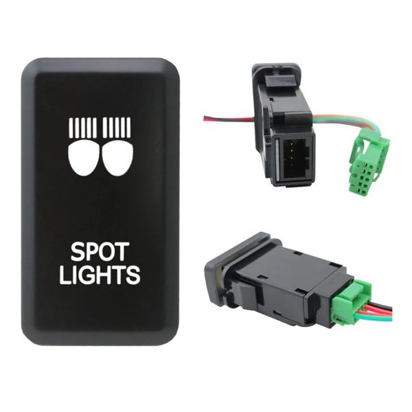 Push Button Spot Light Switch: Toyota Hilux/Fortuner 2016+ - Image 4