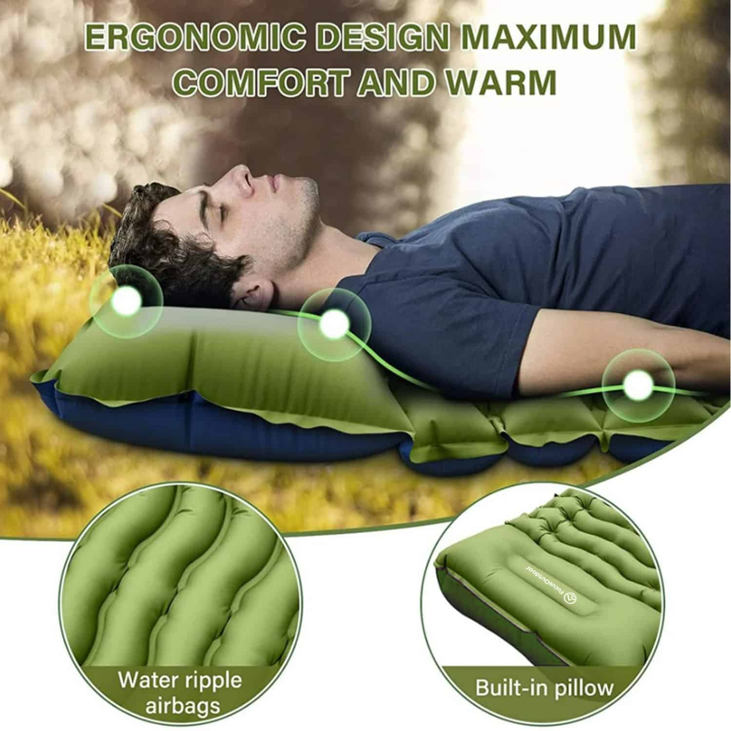 FocusOutdoor® Ultralight Camping Sleeping Mattress - Image 8