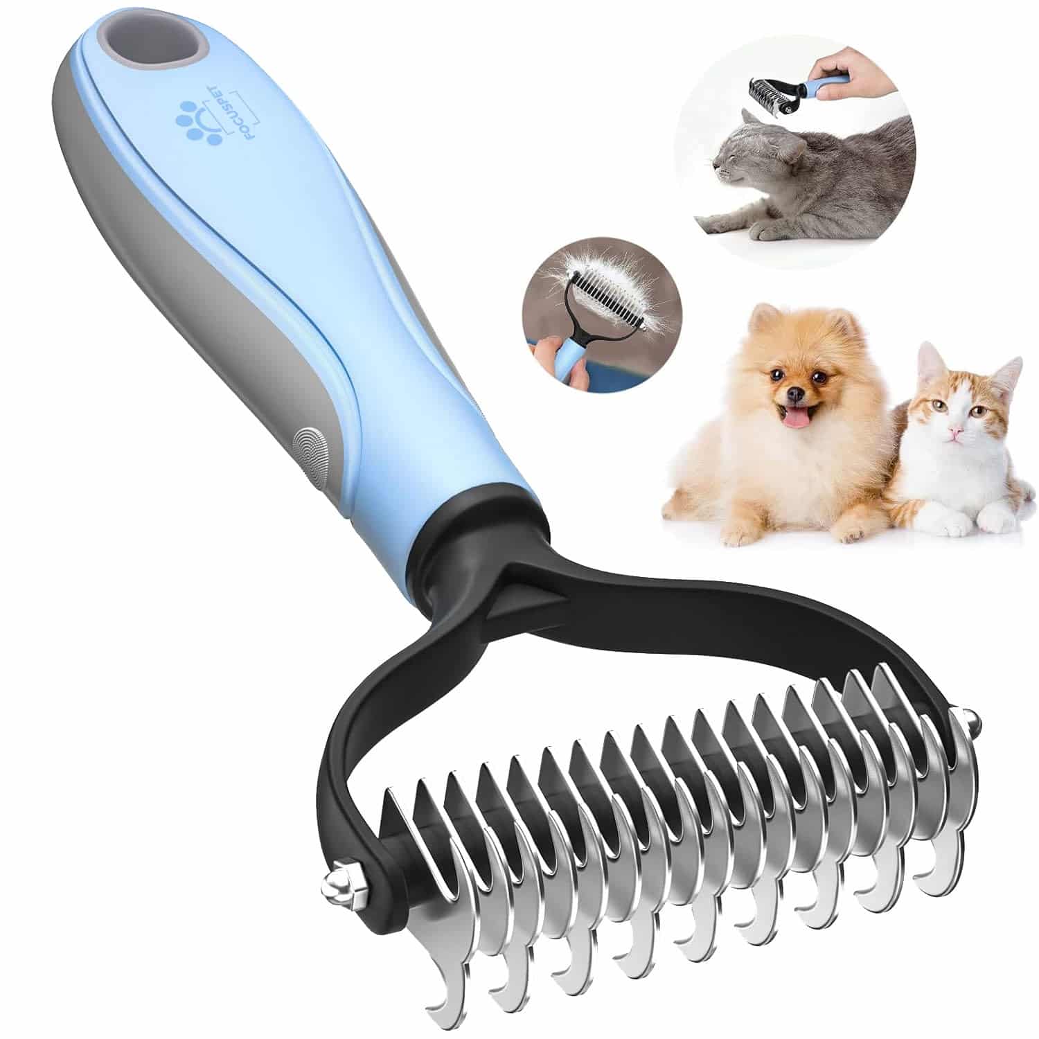 FocusPet® Double-Sided Pet Grooming Brush - Image 2