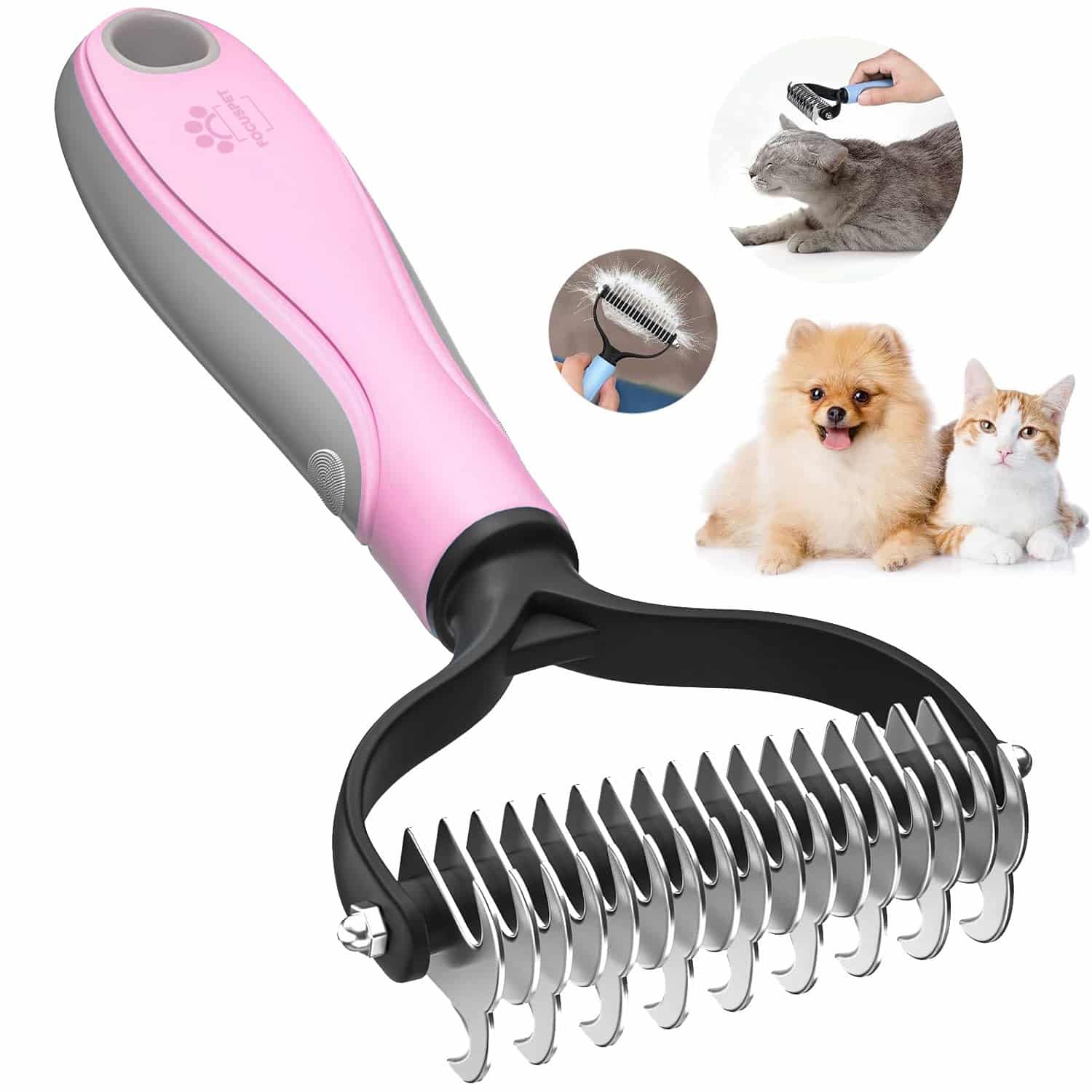 FocusPet® Double-Sided Pet Grooming Brush - Image 3