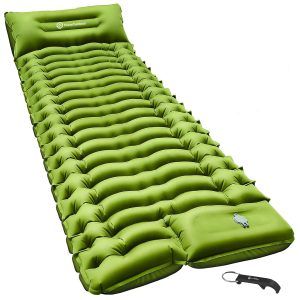 FocusOutdoor® Ultralight Camping Sleeping Mattress with Built-in Foot Pump
