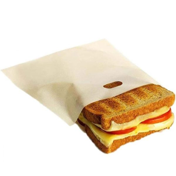 FocusFit® Non-Stick Reusable Toaster Bags: Set of 10 - Image 2