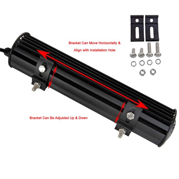 FocusOutdoor® 288W Triple Row LED Spot Flood Light Bar - Image 4