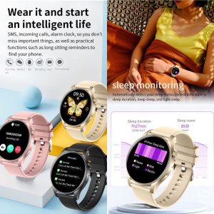 with this smartwatch with AMOLED display