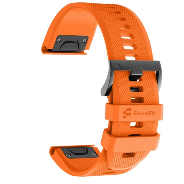 FocusFit® 26mm EasyFit Silicone Strap for Garmin Fenix 5X/6X/7X - Image 20