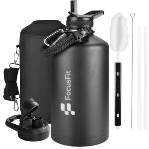 FocusFit® Triple Wall Stainless Steel 1.9L Insulated Water Bottle