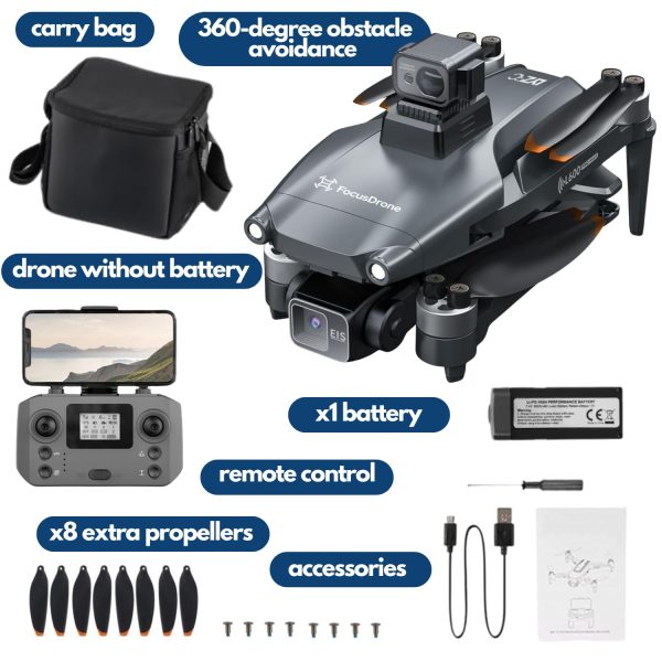 FocusDrone® L600 Pro Max 4K HD Dual Camera Drone - Image 9