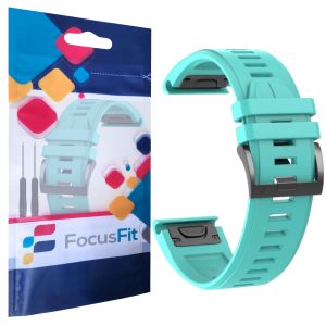 FocusFit® 22mm EasyFit Silicone Strap for Garmin Fenix 6/7