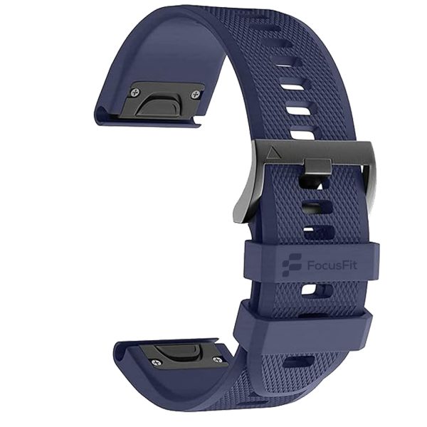 FocusFit® 26mm EasyFit Silicone Strap for Garmin Fenix 5X/6X/7X - Image 16