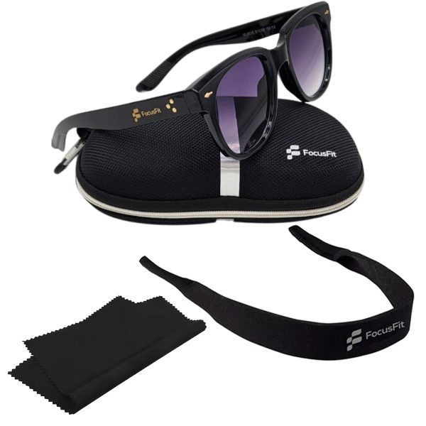 FocusFit® Trendy Unisex Wayfarer UV350 Sunglasses 6010-BB - Image 8
