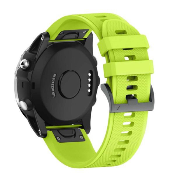 FocusFit® 22mm EasyFit Silicone Strap for Garmin Fenix 5/6/7 - Image 9