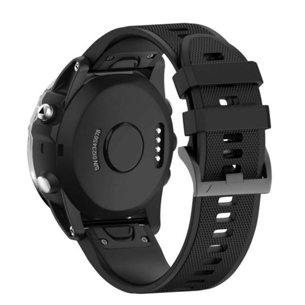 FocusFit® 22mm EasyFit Silicone Strap for Garmin Fenix 5/6/7 - Image 6