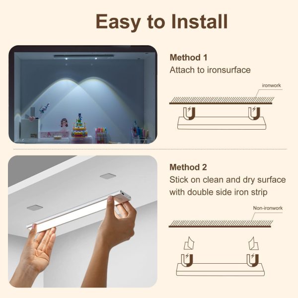 FocusLights®Smart LED Motion Sensor Under Counter Light 26cm - Image 4
