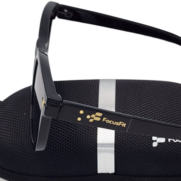 FocusFit® Classic Wayfarer Sunglasses UV350 Protection 3418-BL - Image 2