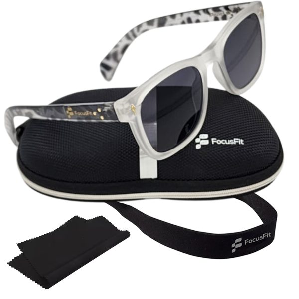 FocusFit® Classic Wayfarer UV350 Sunglasses 3418-GR - Image 3