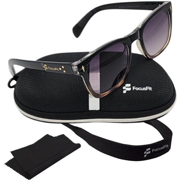 FocusFit® Wayfarer Classic UV350 Sunglasses 3418-TO - Image 6