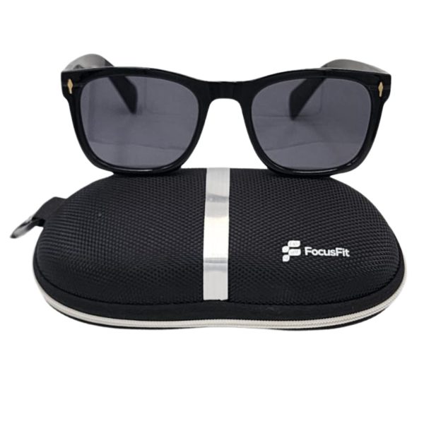 FocusFit® Classic Wayfarer Sunglasses UV350 Protection 3418-BL - Image 4
