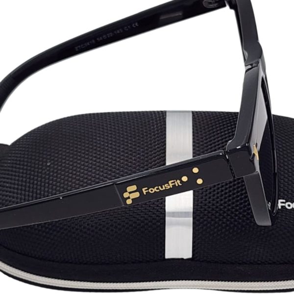 FocusFit® Classic Wayfarer Sunglasses UV350 Protection 3418-BL - Image 5