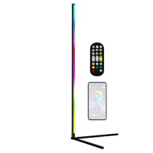 FocusLights® RGB LED Ambient Corner Floor Lamp