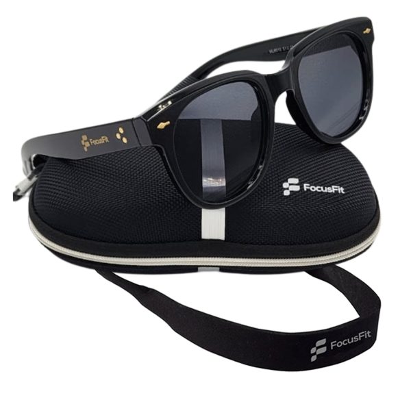 FocusFit® Lightweight Unisex Sunglasses 6010-BL