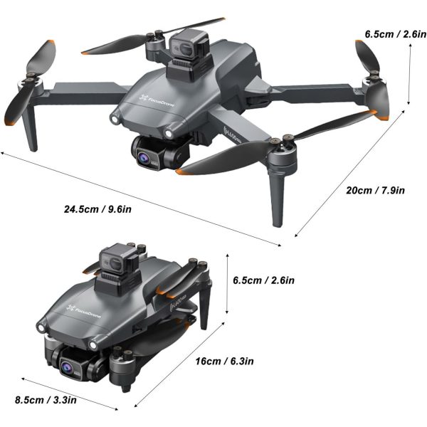 FocusDrone® L600 Pro Max 4K HD Dual Camera Drone - Image 4