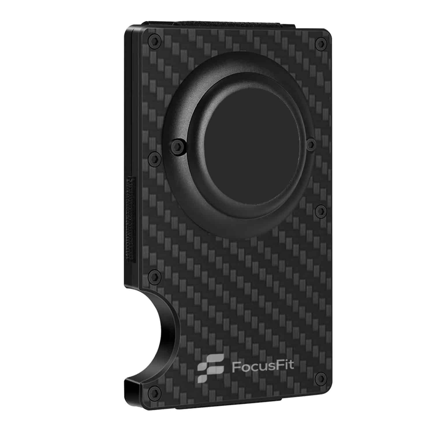 FocusFit® Minimalist Carbon Fiber AirTag RFID Protection Wallet