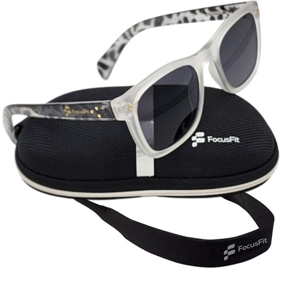 FocusFit® Classic Wayfarer Sunglasses with UV350 Protection 3418-GR