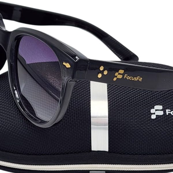 FocusFit® Trendy Unisex Wayfarer UV350 Sunglasses 6010-BB - Image 2