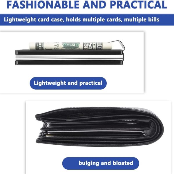 FocusFit® Carbon Fiber RFID Blocking Card Holder - Image 8