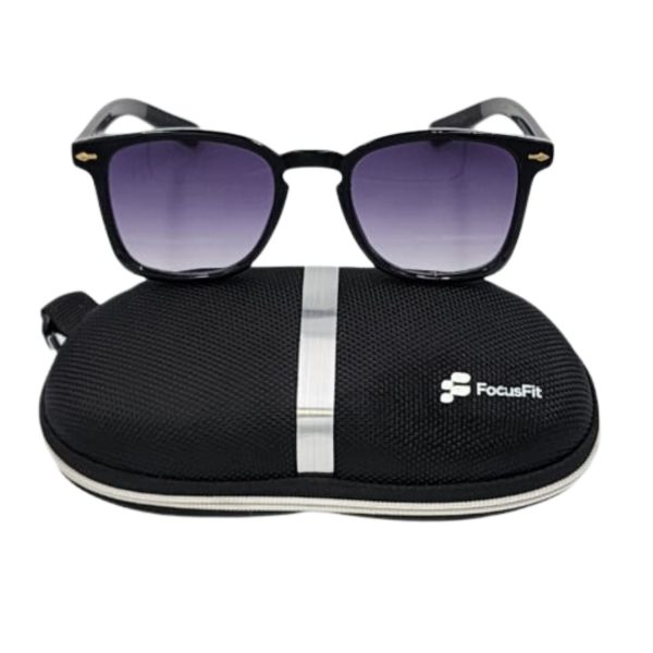 FocusFit® Wayfarer UV350 Ultra-Light Sunglasses 6020PL-BB - Image 4
