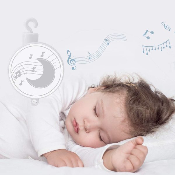 FocusBaby®Musical Bear Themed Mobile with Rotating Plush Toys - Image 3