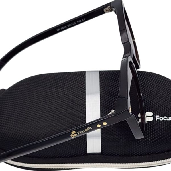 FocusFit® Wayfarer Ultra-Light UV350 Sunglasses 6020PL-BR - Image 2