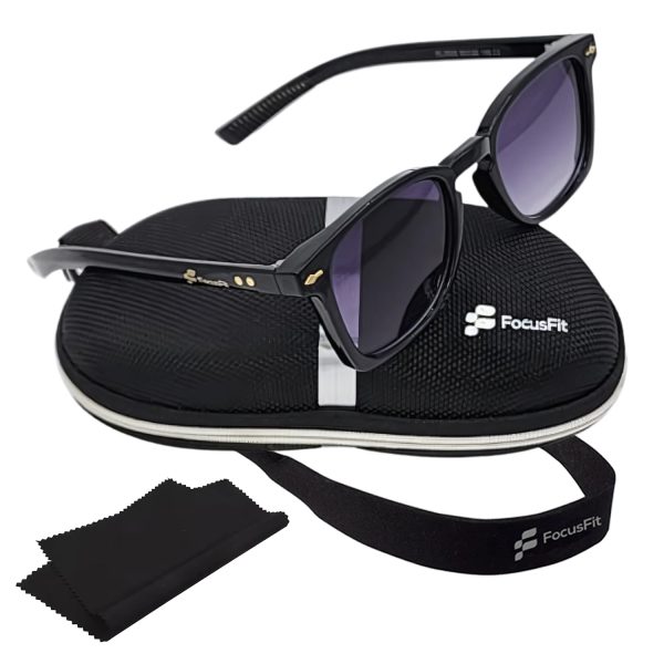 FocusFit® Wayfarer UV350 Ultra-Light Sunglasses 6020PL-BB - Image 6