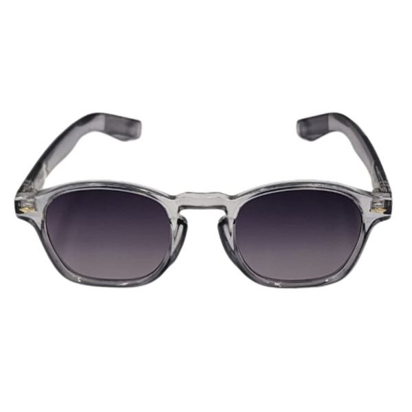 FocusFit® Round Retro-Inspired UV350 Sunglasses C3408PL-GR - Image 4