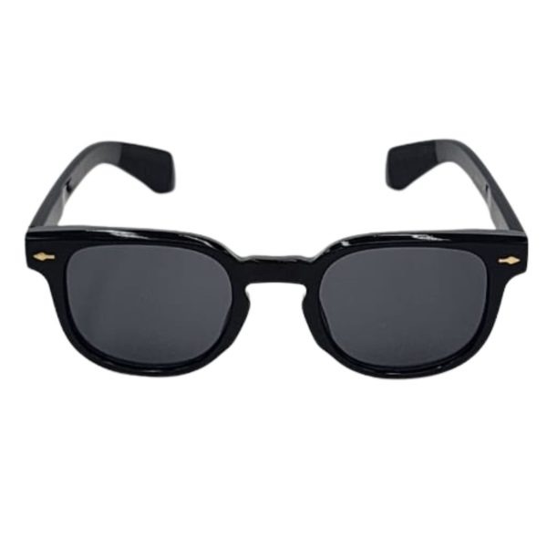 FocusFit® Retro Round Unisex UV350 Sunglasses 6007PL-BL - Image 3