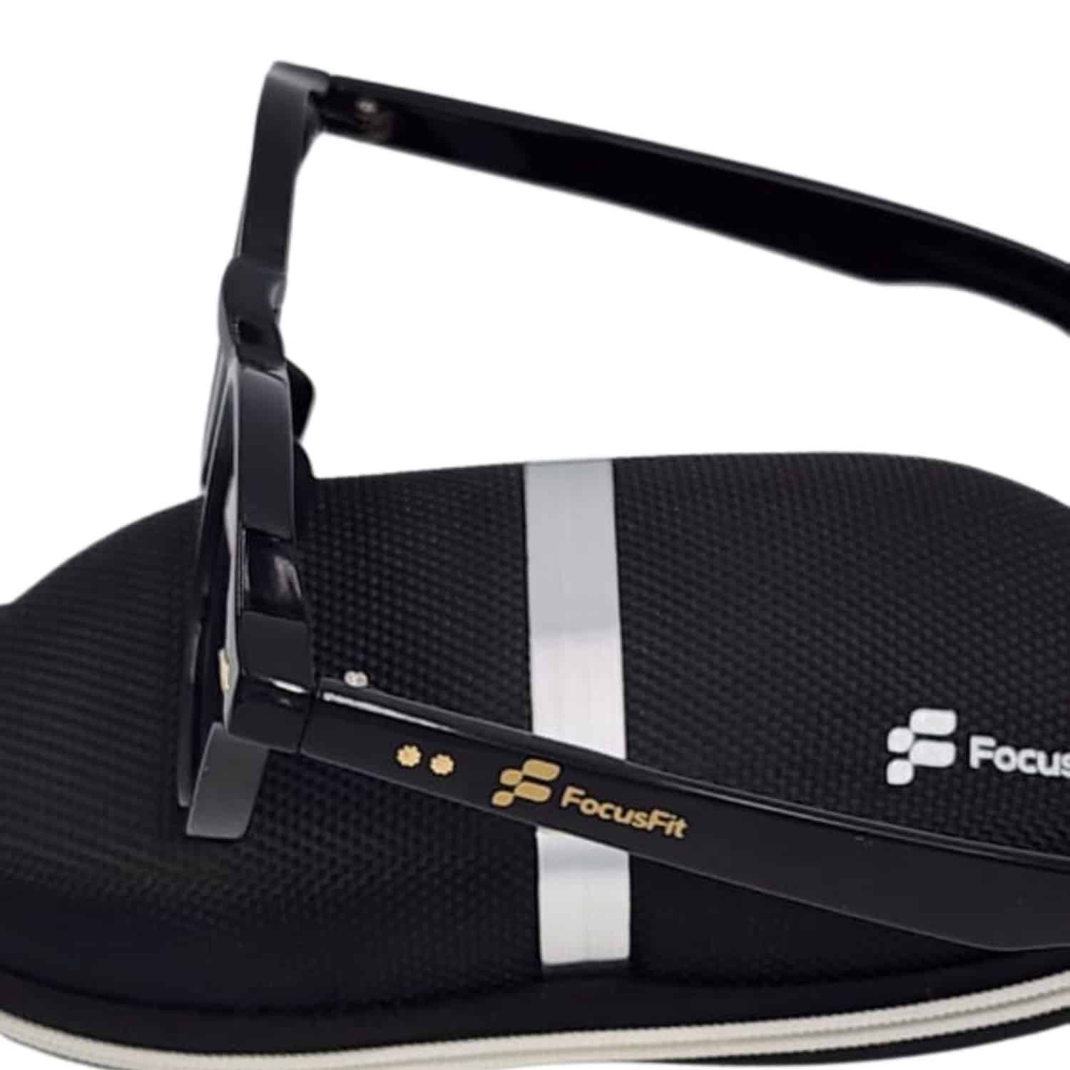 FocusFit® Retro-Inspired Round UV350 Sunglasses C3408PL-BL - Image 2