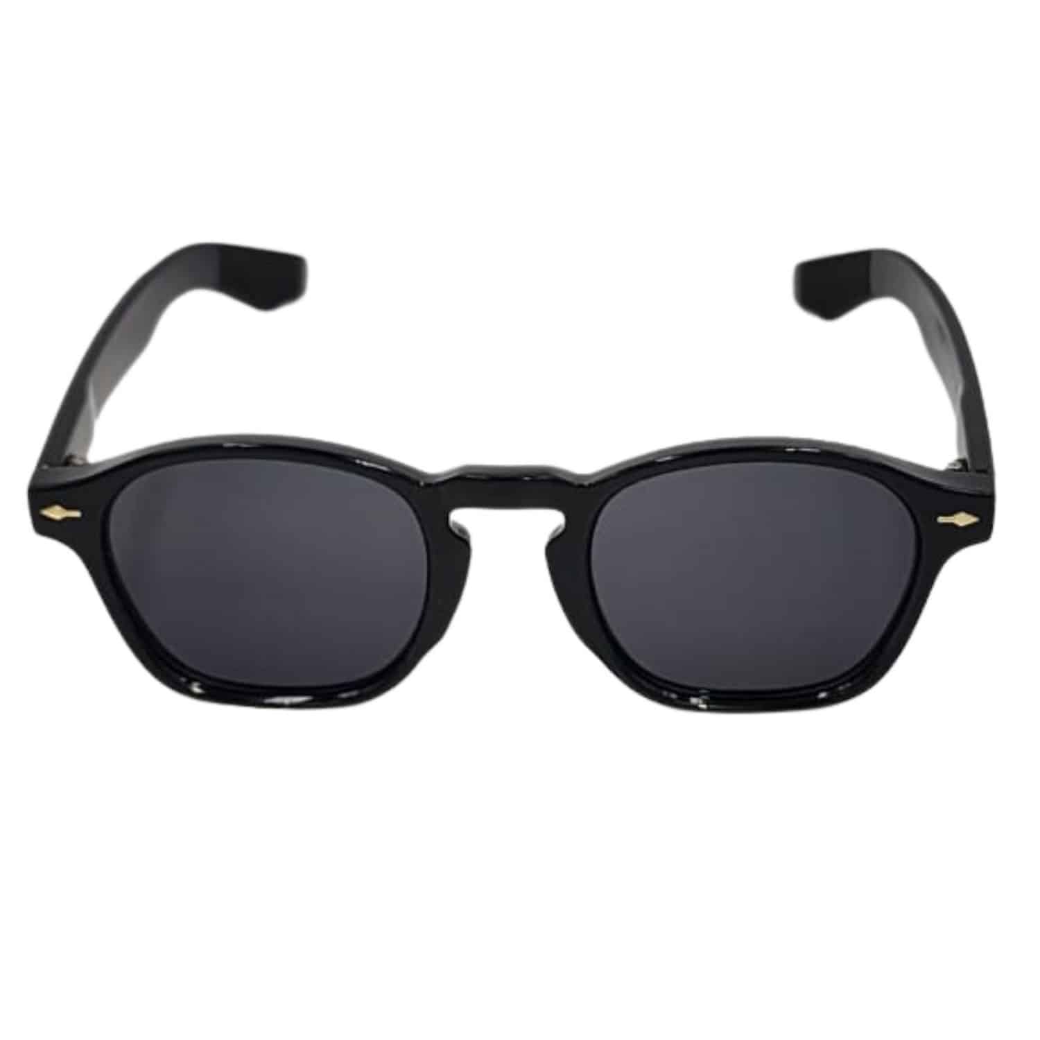 FocusFit® Retro-Inspired Round UV350 Sunglasses C3408PL-BL - Image 4