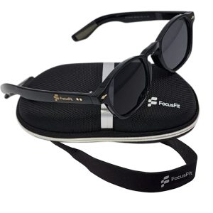 FocusFit® Retro-Inspired Round UV350 Sunglasses