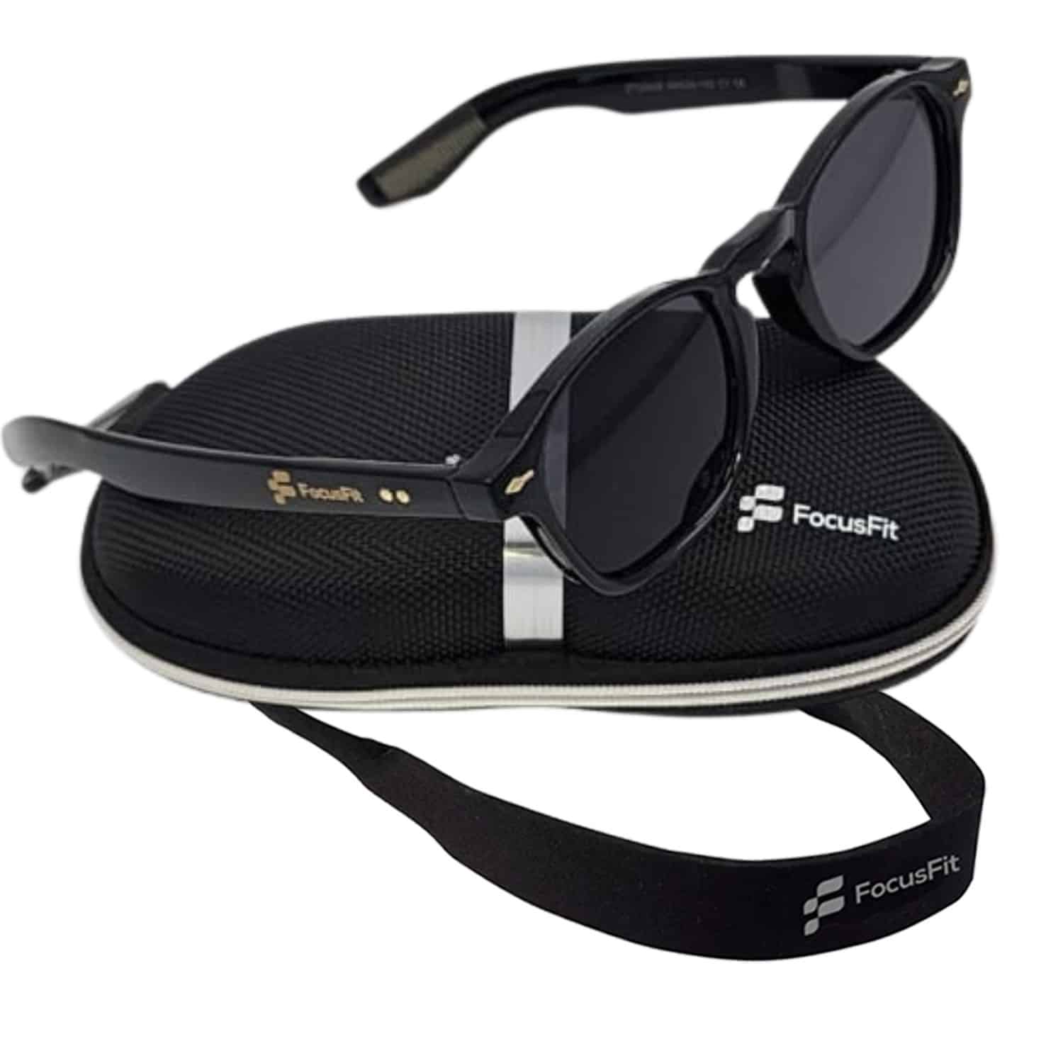 FocusFit® Retro-Inspired Round UV350 Sunglasses