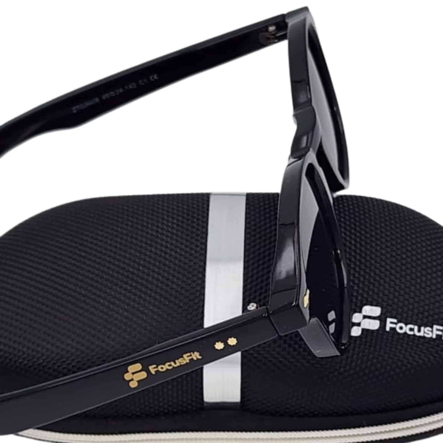 FocusFit® Retro-Inspired Round UV350 Sunglasses C3408PL-BL - Image 6
