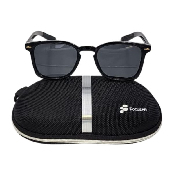 FocusFit® Ultra-Light Wayfarer UV350 Sunglasses 6020PL-BL - Image 5
