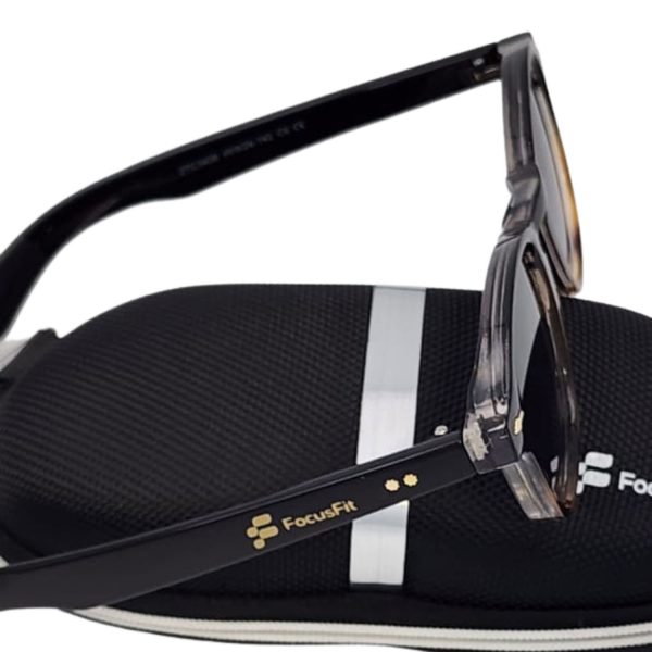 FocusFit® Retro-Inspired UV350 Round Sunglasses C3408PL-TO - Image 5