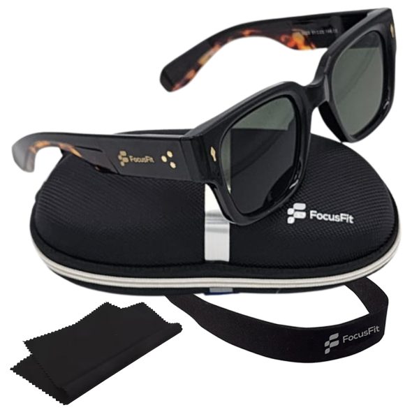 FocusFit® Square Bold UV350 Sunglasses 6023PL-TO - Image 5