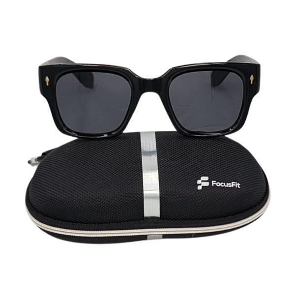 FocusFit® Bold Square UV350 Sunglasses 6023PL-BL - Image 4