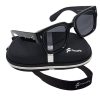 FocusFit® Bold Square Sunglasses with UV350 Protection 6023PL-BL