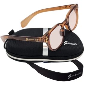 FocusFit® Round Retro Unisex UV350 Sunglasses 6007PL-BR