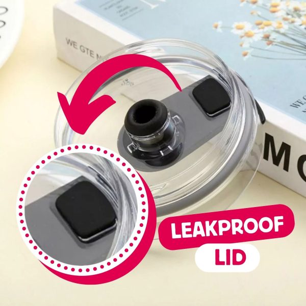 FocusOutdoor® Leakproof Quencher Tumbler Set 1.2L Stainless-Steel Double Wall - Image 2